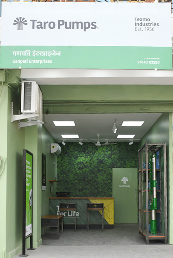Taro Pumps dealer Ganpati Enterprises Launch front view