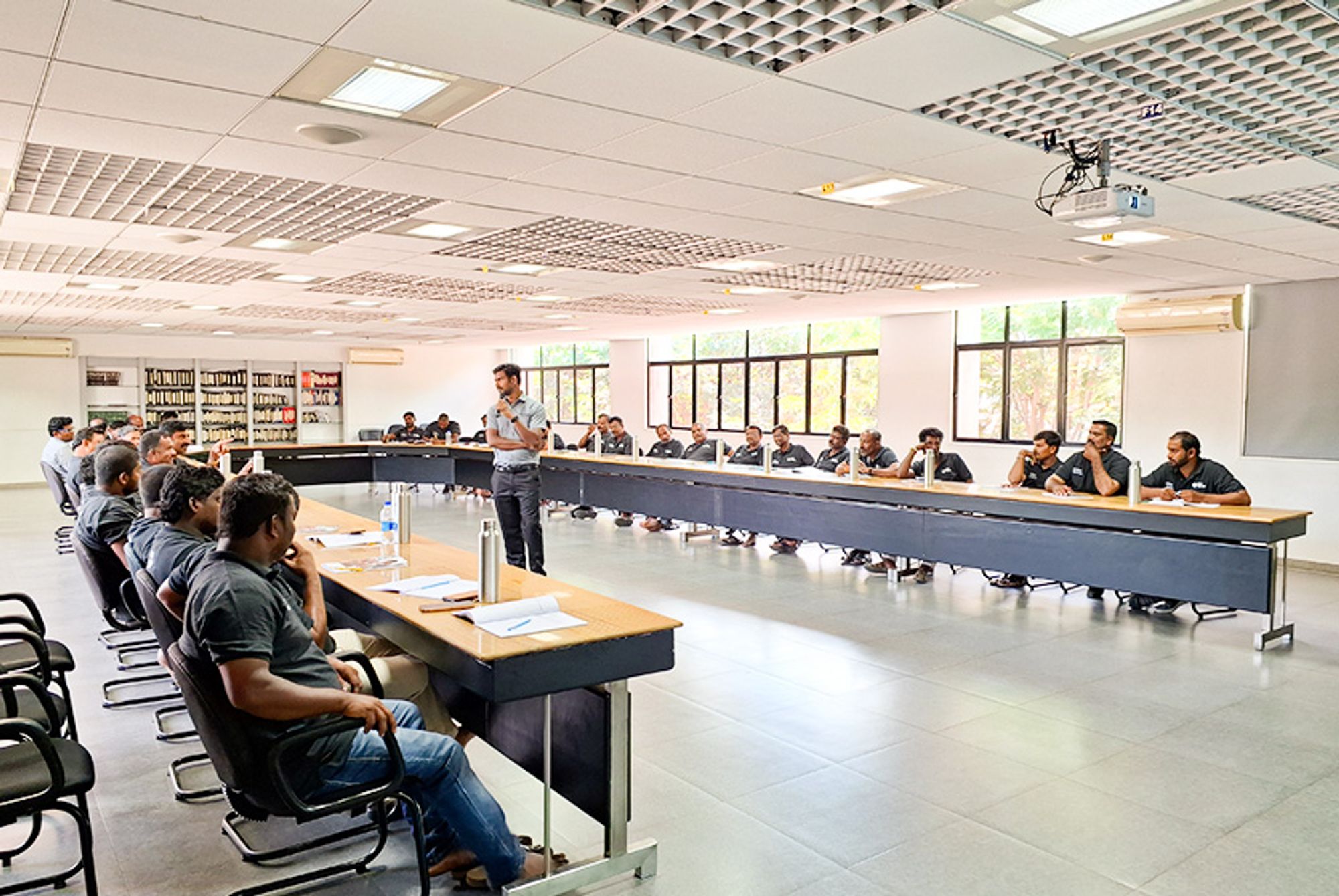 Taro Pumps conducting TCT App Training
