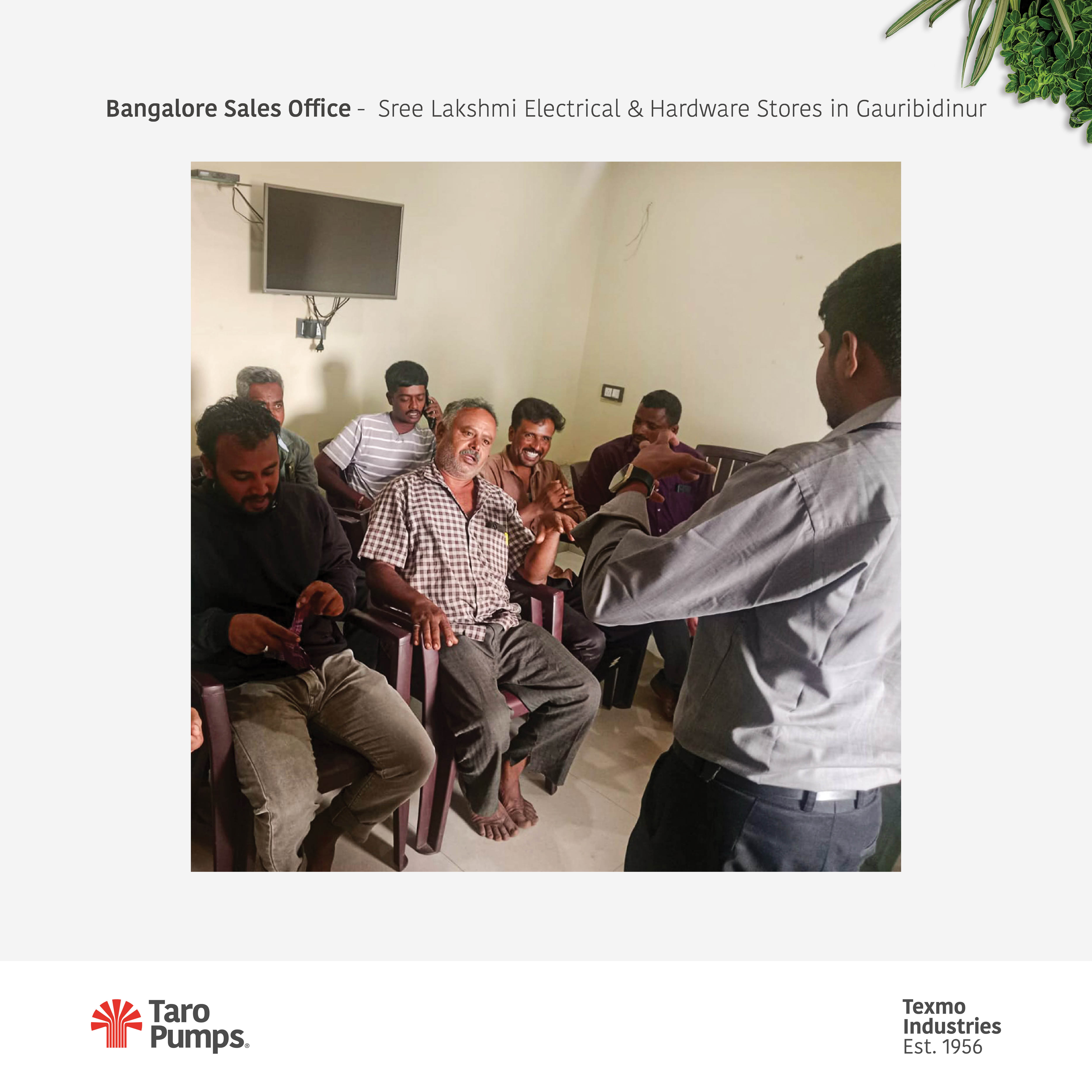 Taro Pumps manager conducting mechanics meet