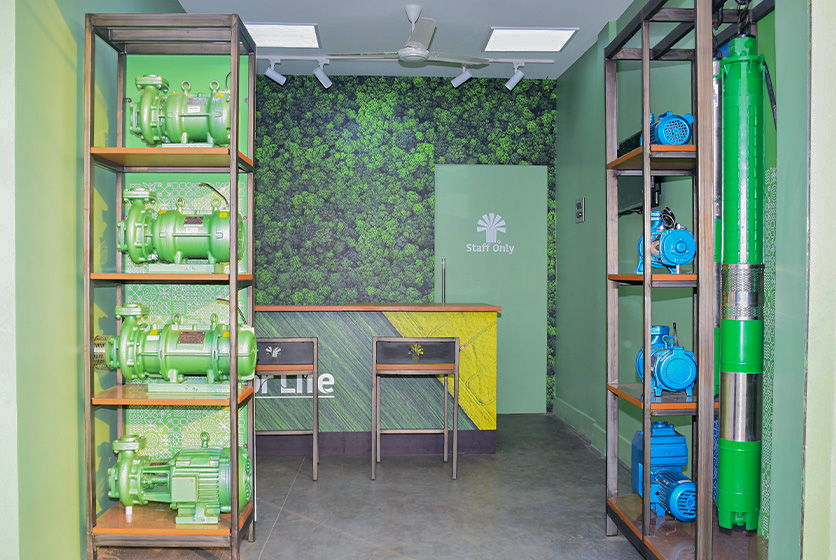 Taro Pumps dealer Salangai Electricals Launch interior