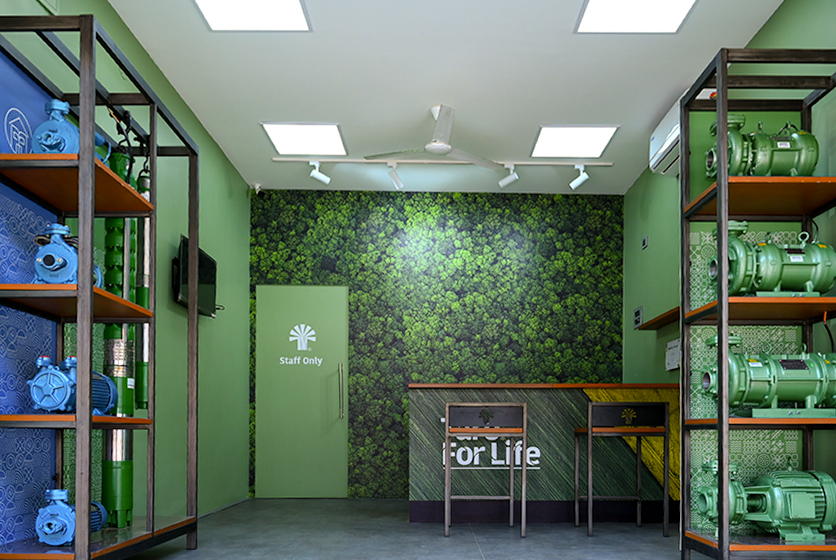Taro Pumps dealer Vijaya Shree Marketing Agencies Launch interior