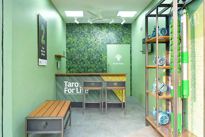 Taro Pumps dealer Jagadish Electrical Store Launch interior