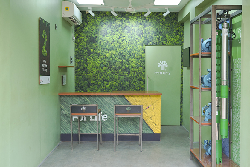 Taro Pumps dealer Santhosh Engineering & Mill Stores Launch interior