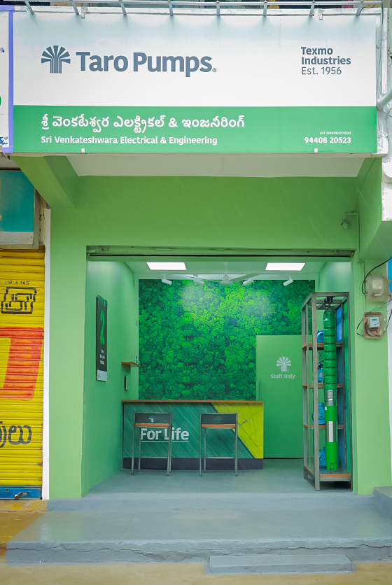 Taro Pumps dealer Sri Venkateshwara Electrical & Engineering Launch front view