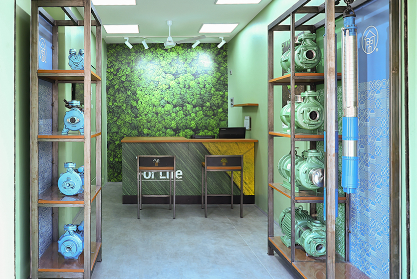 Taro Pumps dealer Senthil Agencies Launch interior