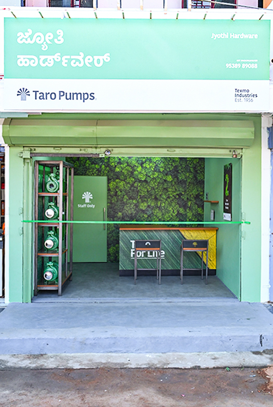 Taro Pumps dealer Jyothi Hardware Launch front view