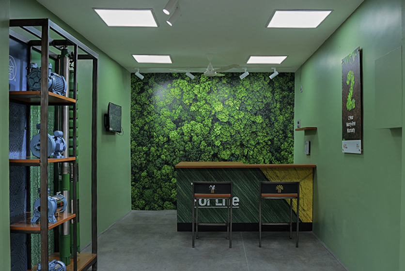 Taro Pumps dealer King Electricals Launch interior